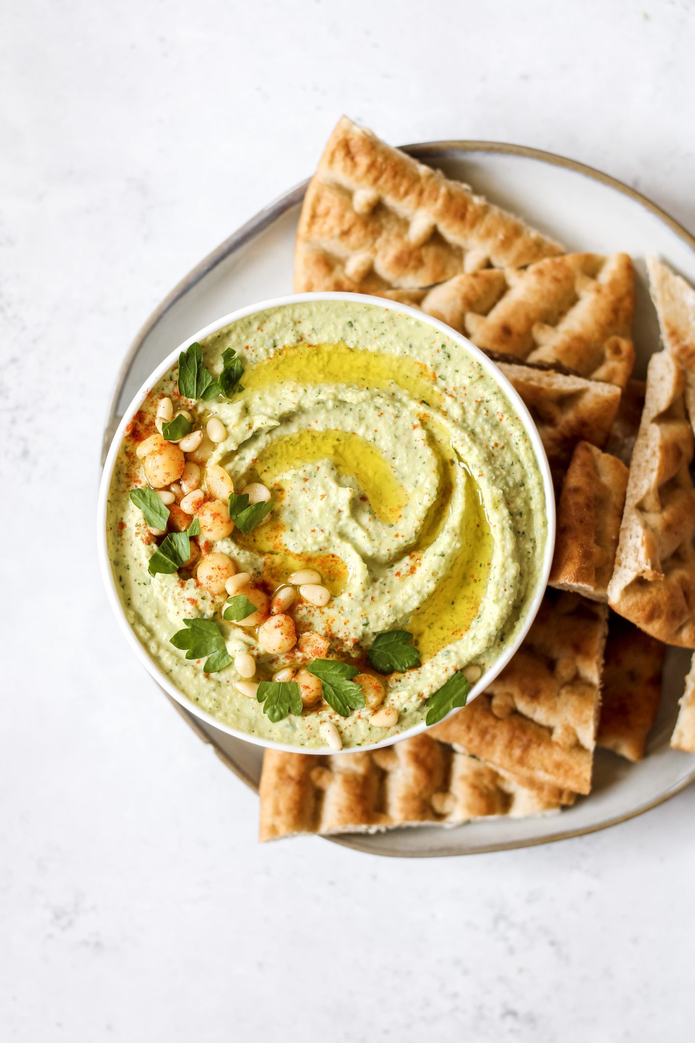 Basil Pesto Hummus Recipe (ready in 5 minutes!) Live Healthy with Lexi