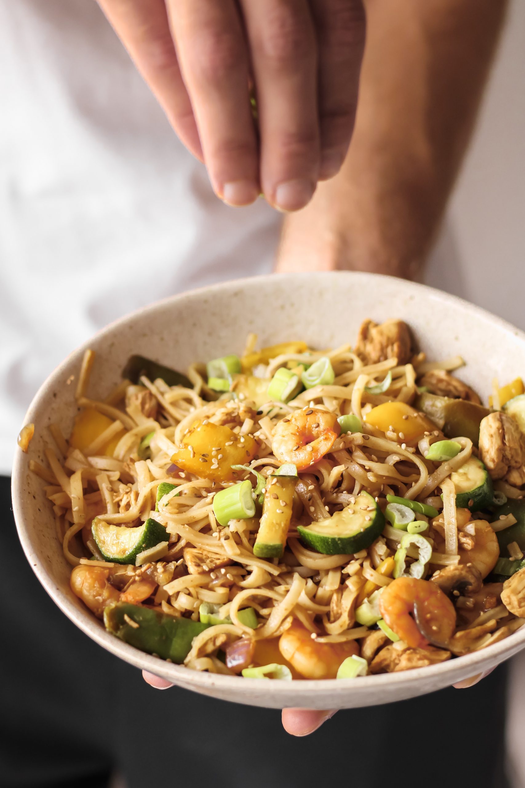 Healthy Chicken & Shrimp Stir Fry (gf/df!) Live Healthy with Lexi