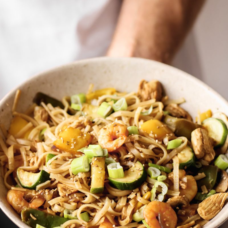 Healthy Chicken & Shrimp Stir Fry (gf/df!) Live Healthy with Lexi