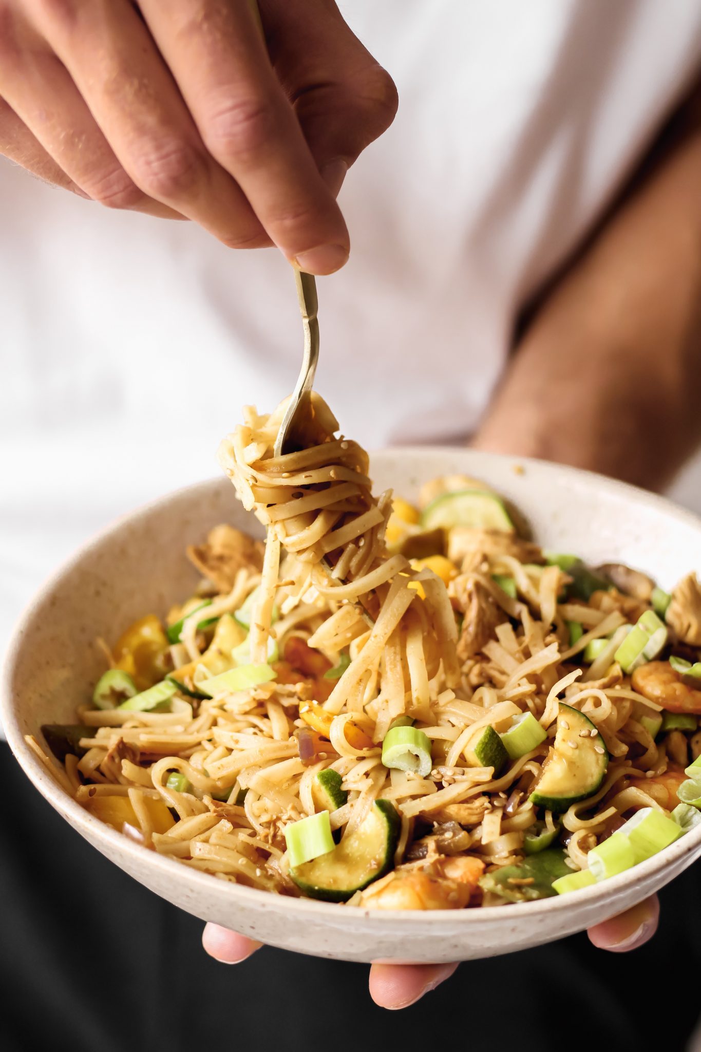 Healthy Chicken & Shrimp Stir Fry (gf/df!) Live Healthy with Lexi